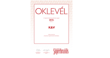 K&V gewann Superbrands Award