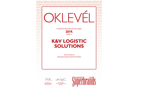 Ismét Superbrands díjas a K&V