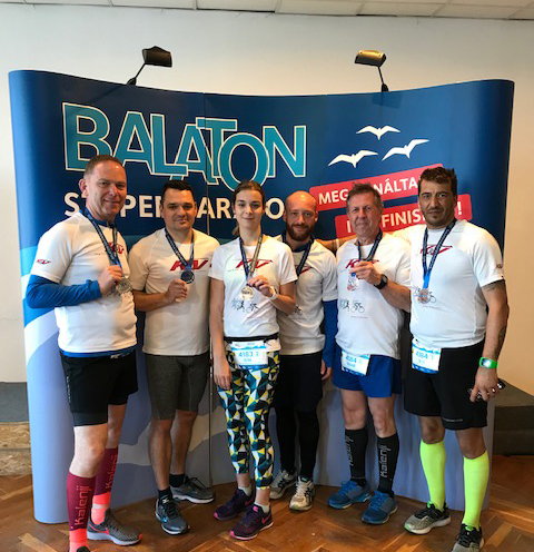 A K&V futói a 12. Spuri Balaton Szupermaraton eseményen