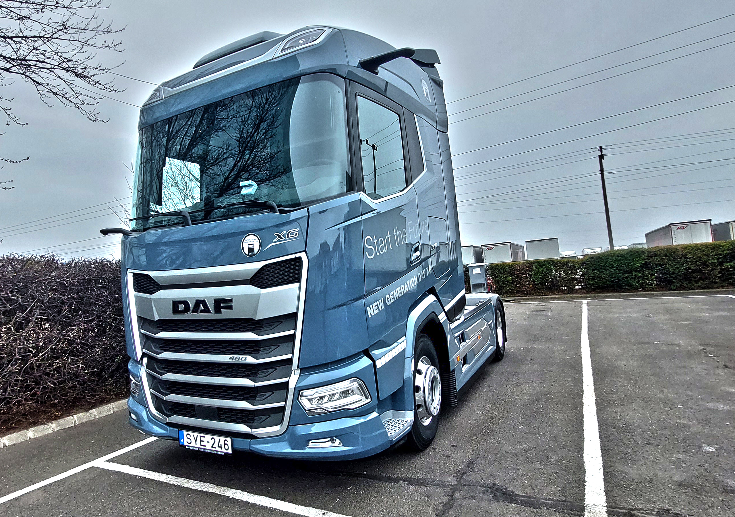 DAF XG tesztelés