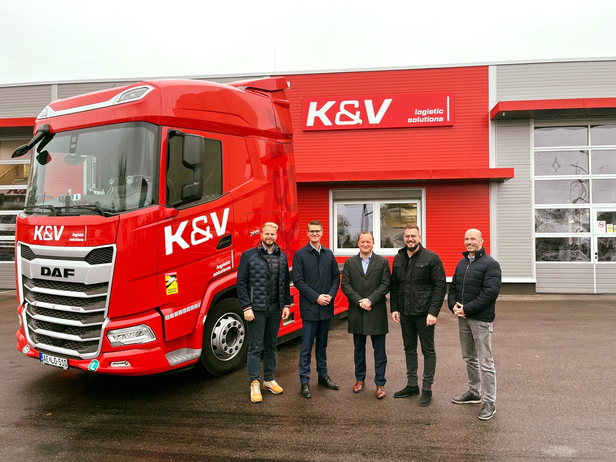 Ellátogatott hozzánk a DAF Trucks NV European