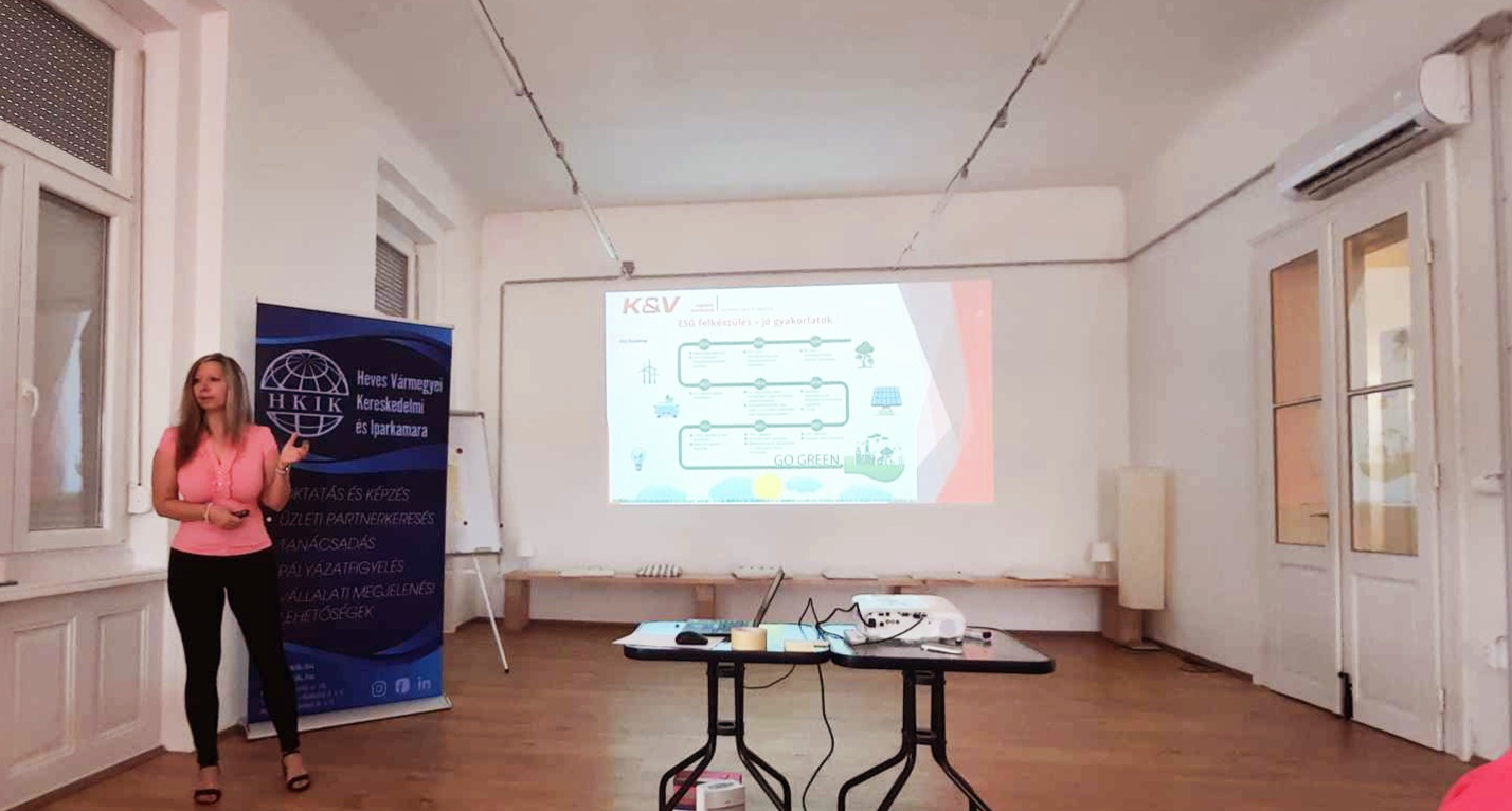 ESG "jó gyakorlatok" előadás