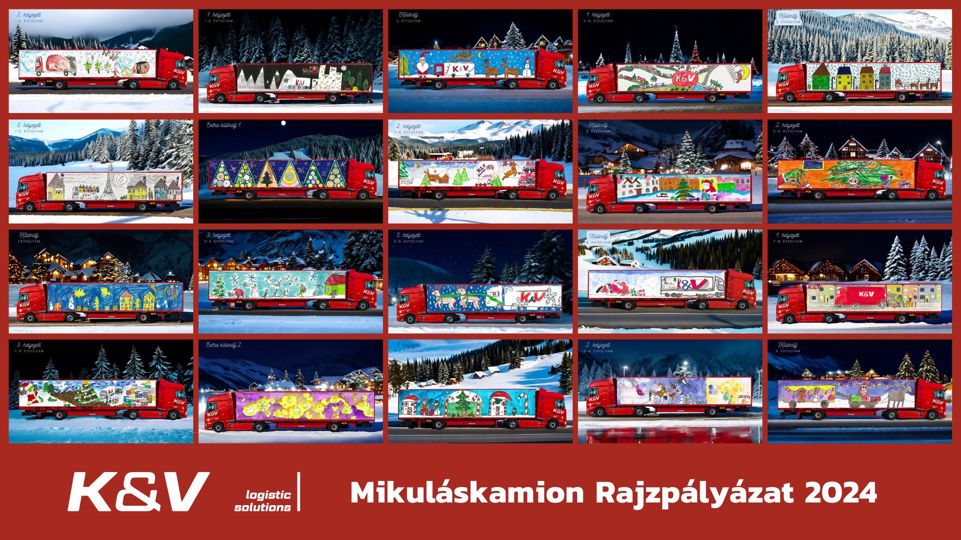 K&V Mikulás rajzpályázat díjazottak